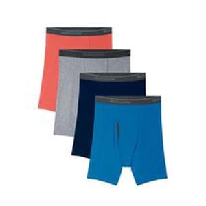 CoolZone® Slips de boxeur à mouche pour homme, assortis paquet de 4