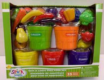 LEARNING COLOURS FOOD SET