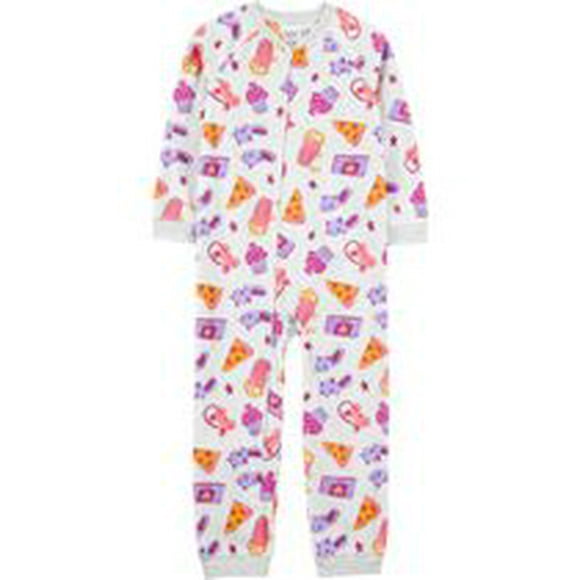 Carter's Child of Mine Pyjama une pièce pour grande fille - Gris Tailles : 5-12