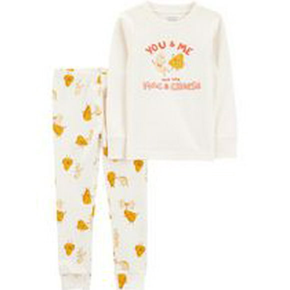Carter's Child of Mine Pyjama 2 pièces pour petit garçon - Macaroni au fromage Tailles : 6/9 mois - 5T