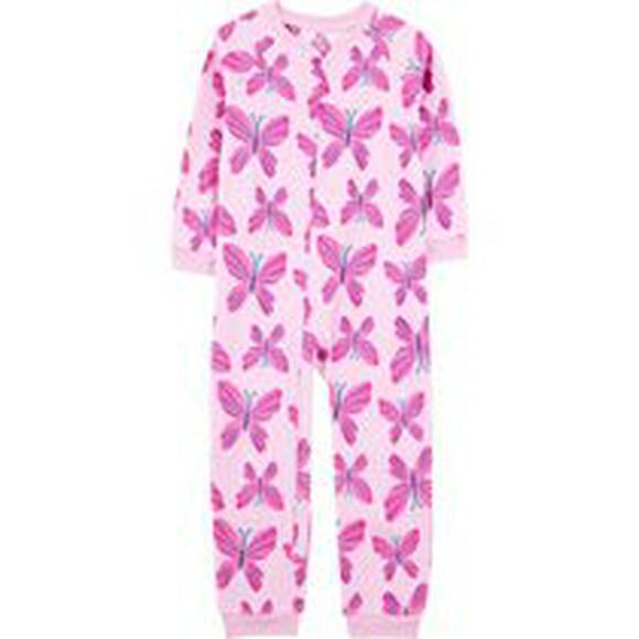 Carter's Child of Mine Pyjama 1 pièce pour grande fille - Papillon rose Tailles : 5 - 12