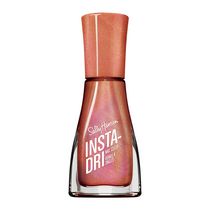 Sally Hansen Insta-Dri Nail Polish, 3-in-1 formula with built-in base and top coat for shiny, extended wear in a single step. Dries in 60 seconds