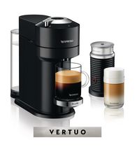Machine à café et espresso Vertuo Next Premium de Nespresso® par Breville avec mousseur à lait Aeroccino, Noir