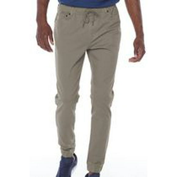 Jeaniologie ™ Jogger classique à 5 poches pour hommes - Vert Pâle