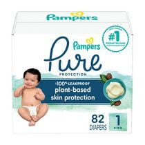 Pampers Pure Protection Diapers, Super Pack, 76CT