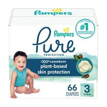 Pampers Pure Protection Diapers, Super Pack, 76CT