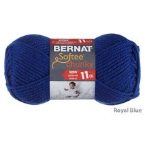 Bernat® Softee® Chunky™ Yarn, Acrylic #6 Super Bulky, 3.5oz/100g, 108 Yards
