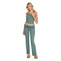 No Boundaries Women's Rib Pajama 2-Piece Set, Sizes XS-XXL