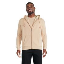 Haut à capuchon zippé sur la longueur George pour hommes Tailles&nbsp;P-2XL
