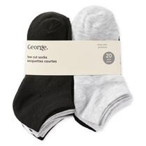 George Girls' Low-Cut Socks 20-Pack