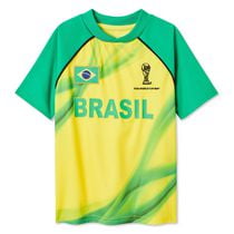 Maillot Brésil FIFA pour garçons Tailles TP–TG