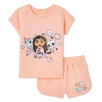 Ensemble 2 pièces avec short Gabby et la maison magique pour petites filles