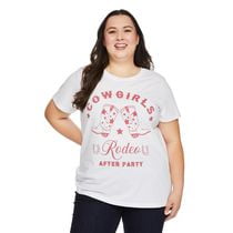 The Pink Closet Women's Plus Cowgirls Tee, Sizes 1X-4X