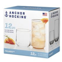 Ensemble de verres à boire de 12 pièces Finlandia d’Anchor Hocking