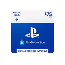 PlayStationNetwork - $75 PlayStation Store Gift Card [Code Electronique]