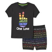 George Toddlers' Gender Inclusive Pride Pajamas 2-Piece Set