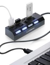 XTREME 4 PORT USB HUB With ON/OFF SWITCH