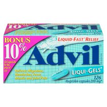 Advil Liqui-Gels Ibuprofen Capsules 200 mg 126 Liqui-Gels