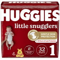 Huggies Little Snugglers Diapers, Jumbo Pack, Size Preemie - 2, Size Preemie - 2 | 32-29 Count