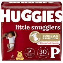 Huggies Little Snugglers Diapers, Jumbo Pack, Size Preemie - 2, Size Preemie - 2 | 32-29 Count