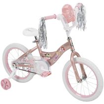 Vélo princesse de Disney 16po pour filles. Or rose