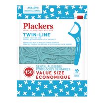 Plackers Twin-Line Cool Mint Dental Floss
