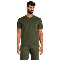 T-shirt extensible à encolure en V George pour hommes Tailles&nbsp;P-2XL