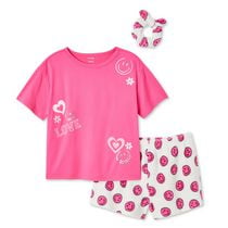 George Girls' Pajama 3-Piece Set
