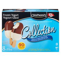 Chapman's Collection  Canadienne barres de yogourt glacé vanille et chocolat au lait