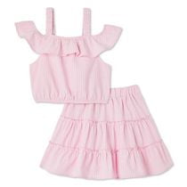 Btween Girls' Skirt 2-Piece Set, Sizes XS-XL