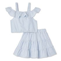 Btween Girls' Skirt 2-Piece Set, Sizes XS-XL