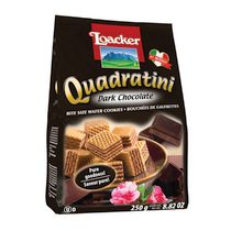 Loacker Quadratini Gaufrettes Dark Chocolate Bouchees