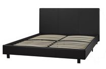 Double Size Platform Bed, Black