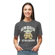 Ladies Star Wars Grogu Meditating Short Sleeve T-Shirt