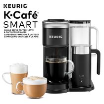 Keurig® K-Café® SMART CAFETIÈRE ET MACHINE À LATTE ET CAPPUCCINO UNE TASSE À LA FOIS