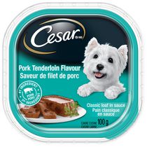Cesar Classic Loaf in Sauce Pork Tenderloin Flavour Soft Wet Dog Food