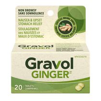 Gravol Ginger Non-Drowsy Tablets