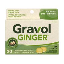 Gravol Ginger Natural Source Chewable Lozenges