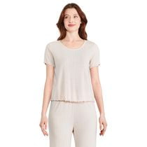 T-shirt avec bordure ondulée George pour femmes