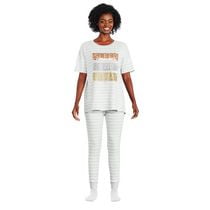 George Women's Tee and Pant Pajamas 2-Piece Set