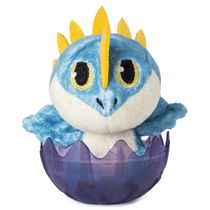 DreamWorks Dragons, Baby Stormfly 3-inch Plush, Cute Collectible Plush Dragon in Egg, for Kids Aged 4 and Up