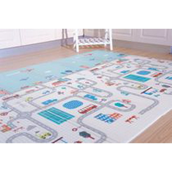 Mainstays Kids XPE Foam Foldable Mat, XPE FOLDABLE MAT CAR DESIGN  100% XPE