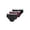 Rouge, variante sur Bikini en coton extensible de Jockey Bikini en coton extensible