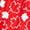 Rouge, variante sur Short de bain George pour hommes