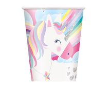 8 Unicorn Gobelets de papier