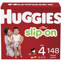 Couches Huggies Little Movers Slip-On, Emballage Économie