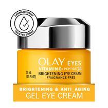 Olay EYES Vitamin C + Peptide 24 Eye Cream, Fragrance-Free