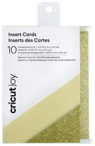 Cricut Joy Insert Card Gold Glitter