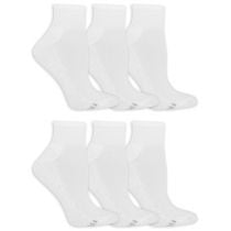 Fruit of the Loom All Day Comfort Ankle Socks (6-pack), All Day Comfort women’s ankle socks by Fruit of the Loom are designed for extreme softness and a more comfortable fit from the gym to daily life.