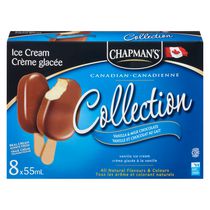 Chapman's Canadian Collection Vanilla & Milk Chocolate Ice Cream Bars